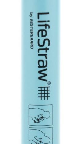 LifeStraw Personal Water Filter for Hiking, Camping, Travel, and Emergency Preparedness